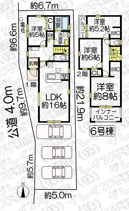豊明市国道1号線北側 構造:木造土地面積:127.78平米 ( 38.65坪 ) 建物面積:101.02平米 ( 30.55坪 )
