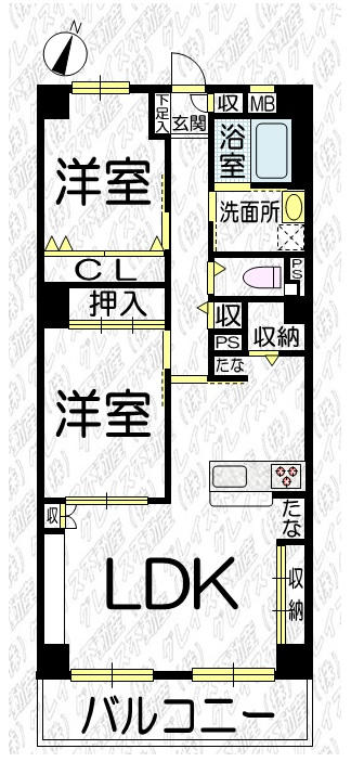 豊明市国道1号線北側 構造:鉄筋コンクリート造専有面積:68.88平米 ( 20.83坪 )