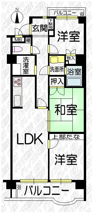 豊明市国道1号線南側 構造:鉄筋コンクリート造専有面積:70.07平米 ( 21.19坪 )