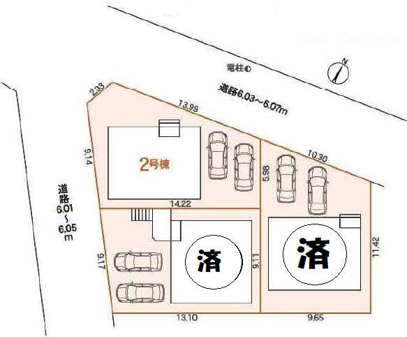 豊明市二村台７丁目　第１０　ｸﾚｲﾄﾞﾙｶﾞｰﾃﾞﾝ　全３棟_画像5