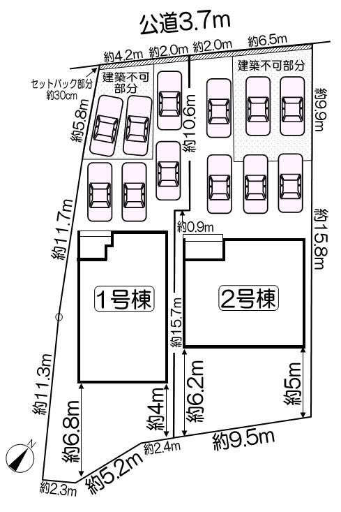 豊明市沓掛町宿 ﾘｰﾌﾞﾙｶﾞｰﾃﾞﾝ　全２棟_画像5